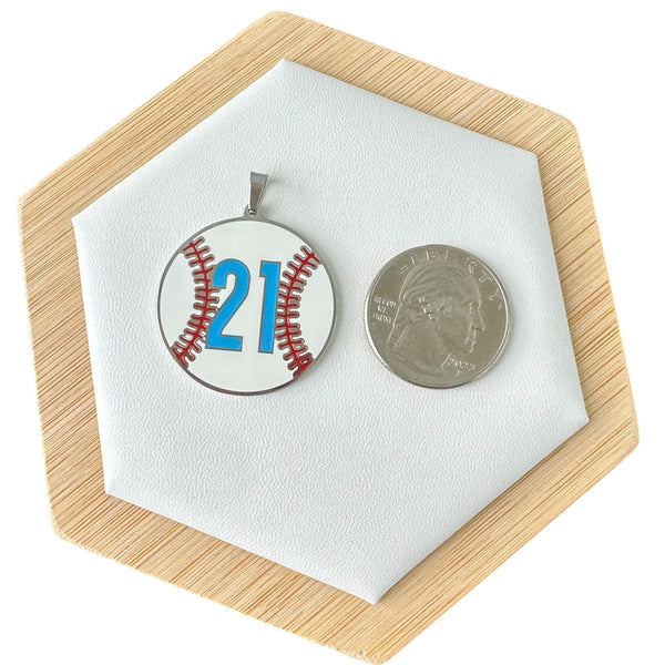 Collar Número 21 con los colores Bandera PR Grande