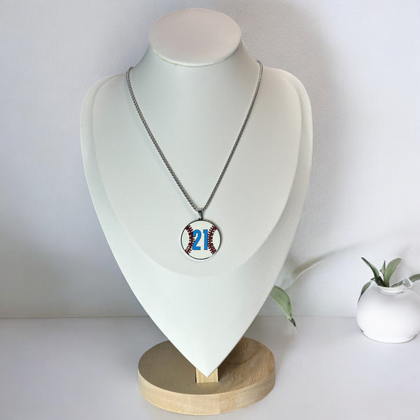 Collar Número 21 con los colores Bandera PR Grande