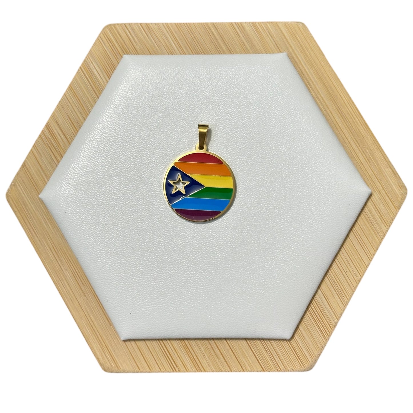 Collar Orgullo Gay Dorado