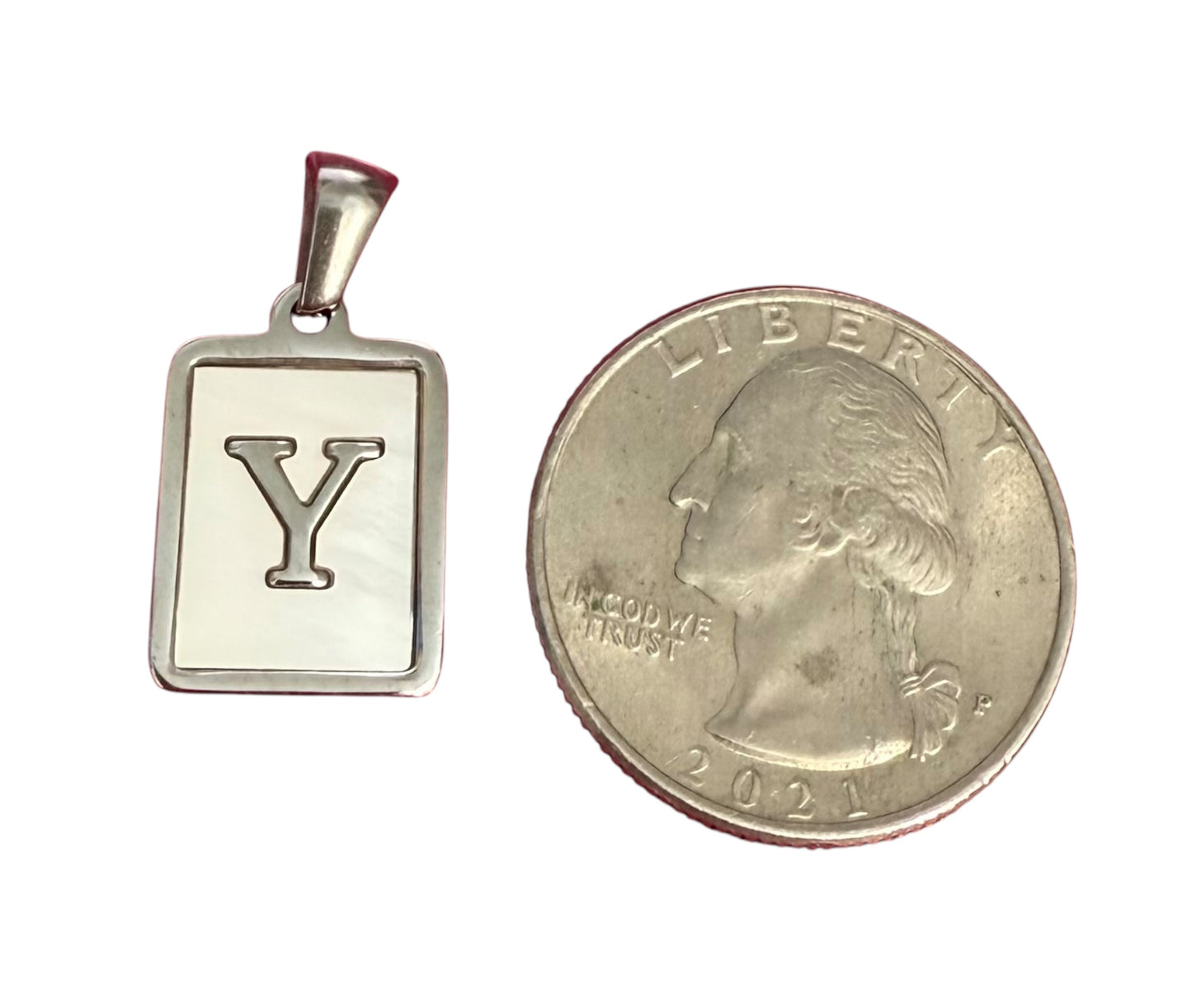 Inicial del Nombre Plateada
Letra Y