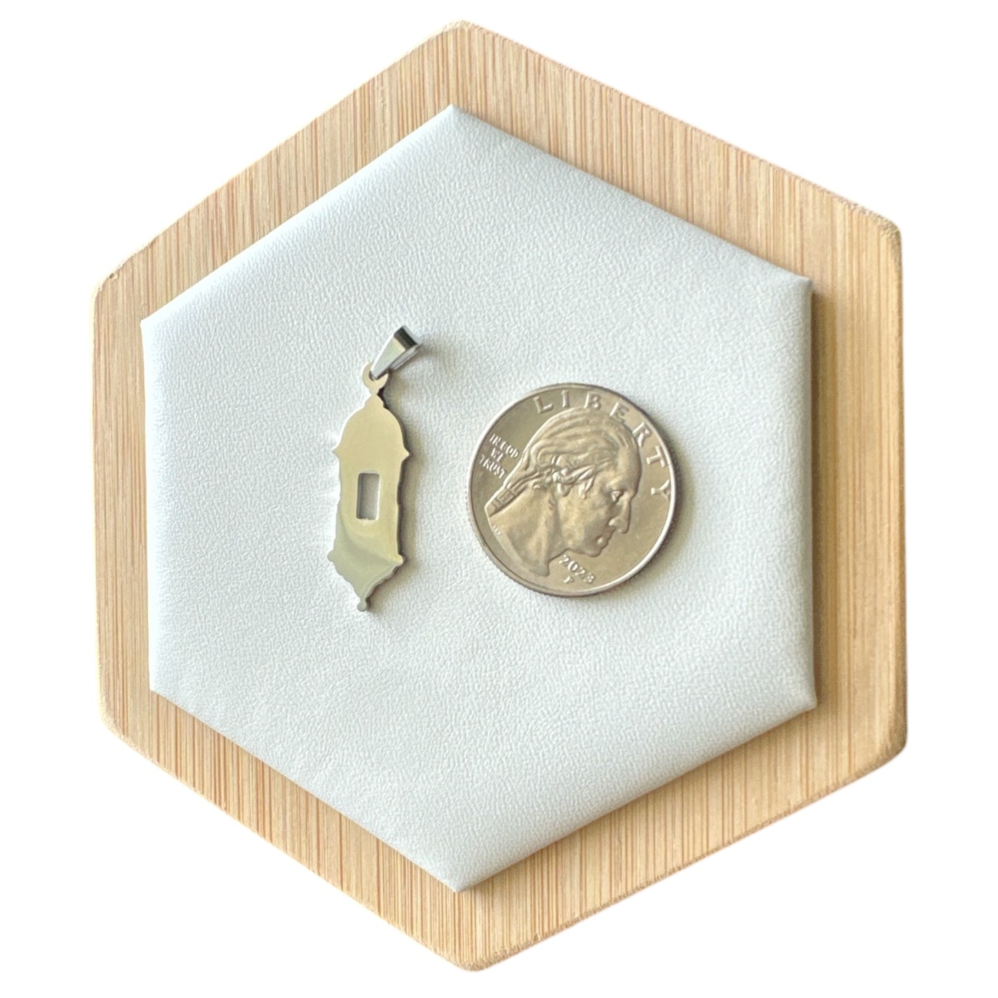 Collar Garita de San Juan Plateada