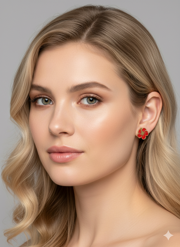 Pantallas Flor de Maga Roja y Dorada