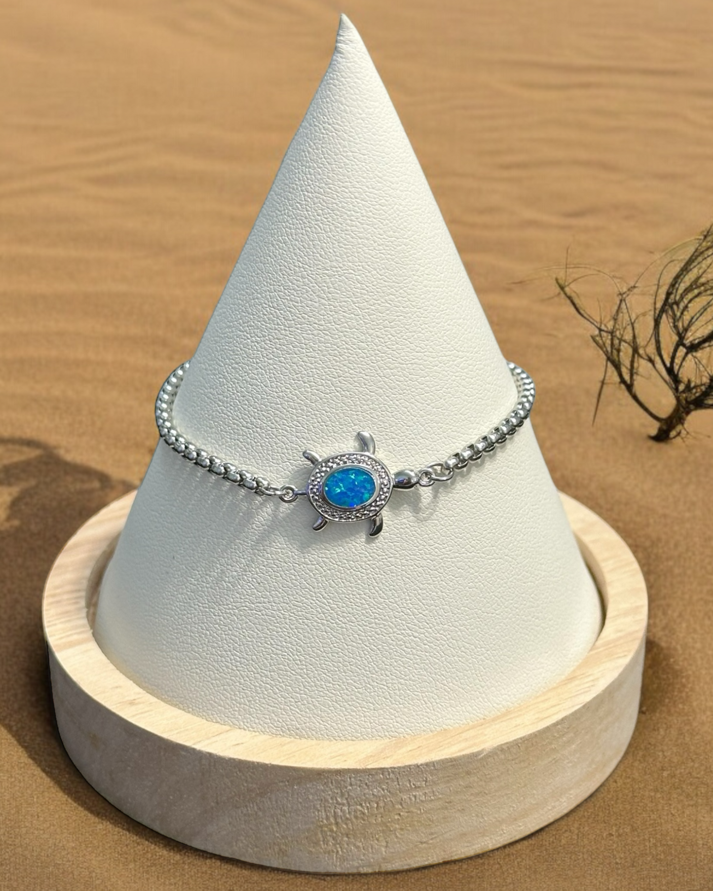 Pulsera Tortuga 3 en Plateada