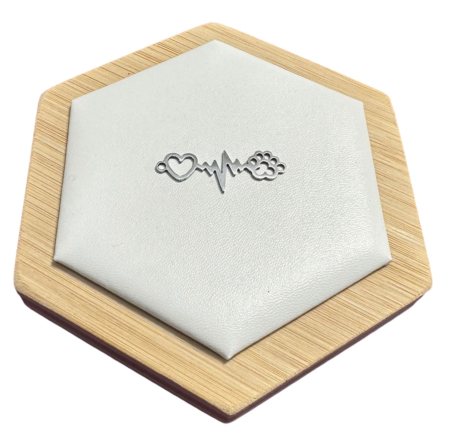 Pulsera Amo mi Mascota Plateada