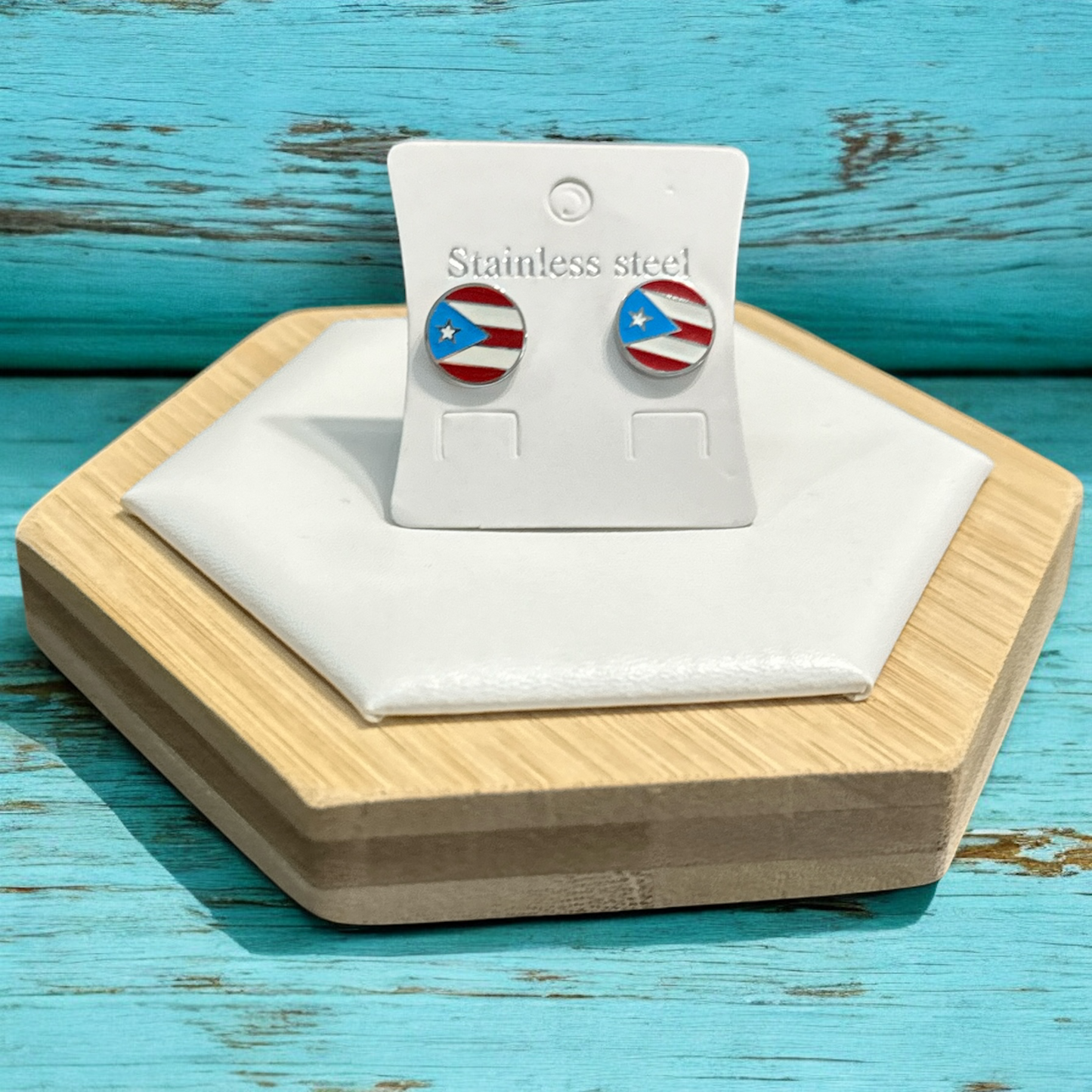 Pantallas Bandera de Puerto Rico Multi en Plateado