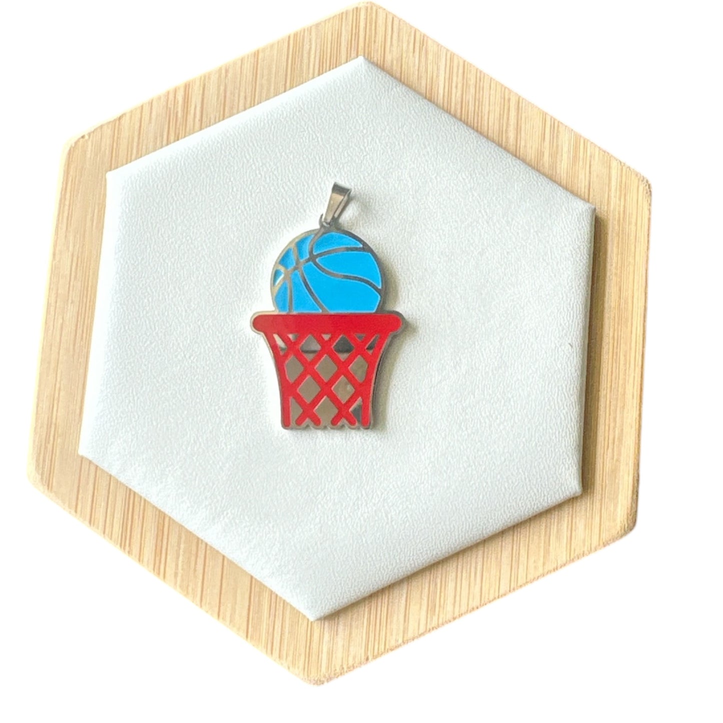 Collar Canasto de Baloncesto con los Colores de la Bandera.