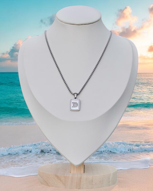 Inicial del Nombre Plateada
 Letra D