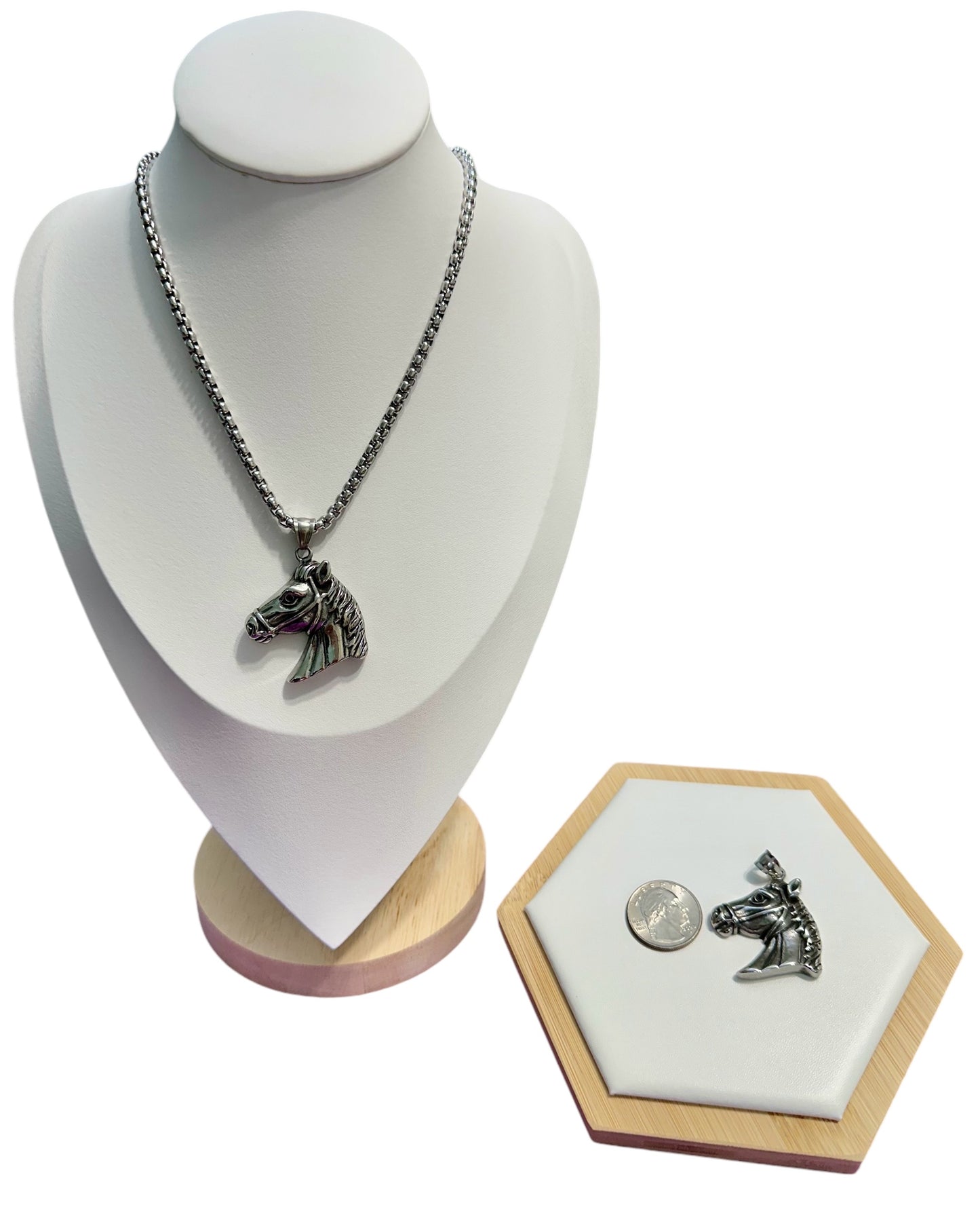 Collar Caballo en Stainless Steel