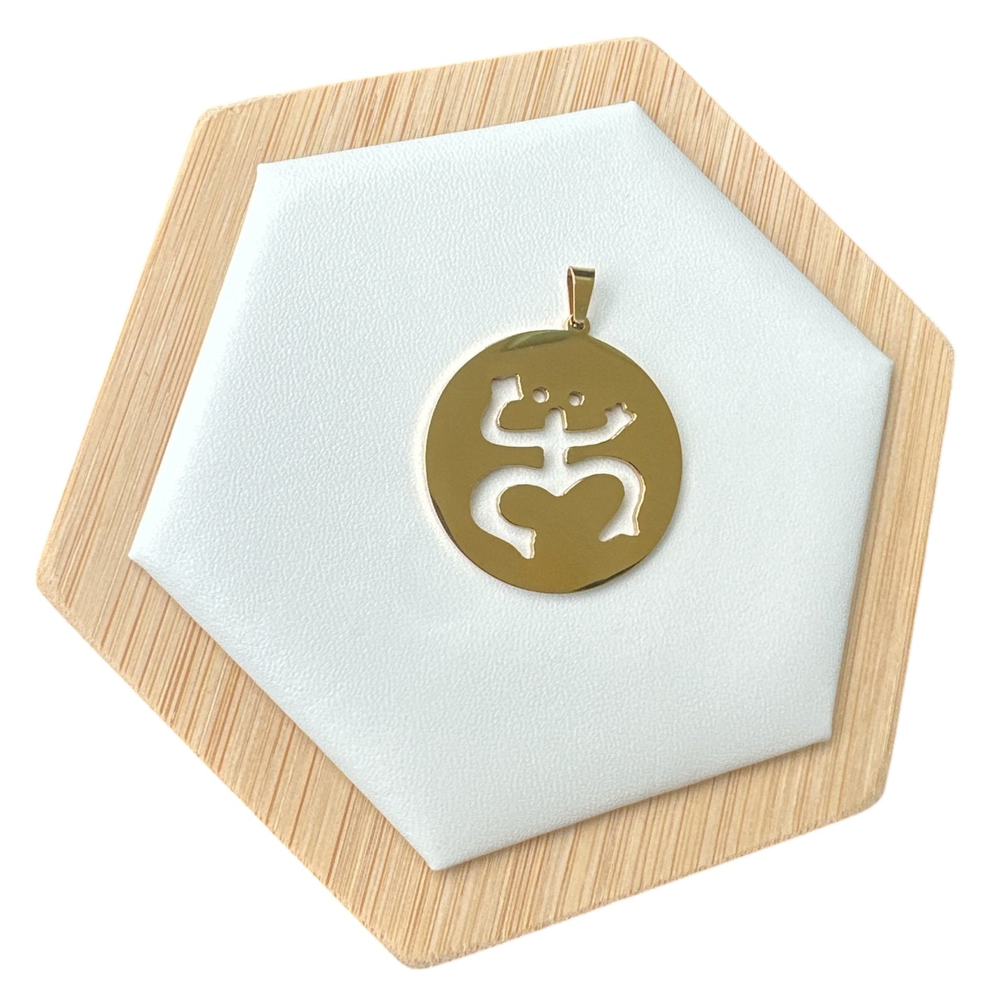 Collar Coqui Taino Dorado (Grande)