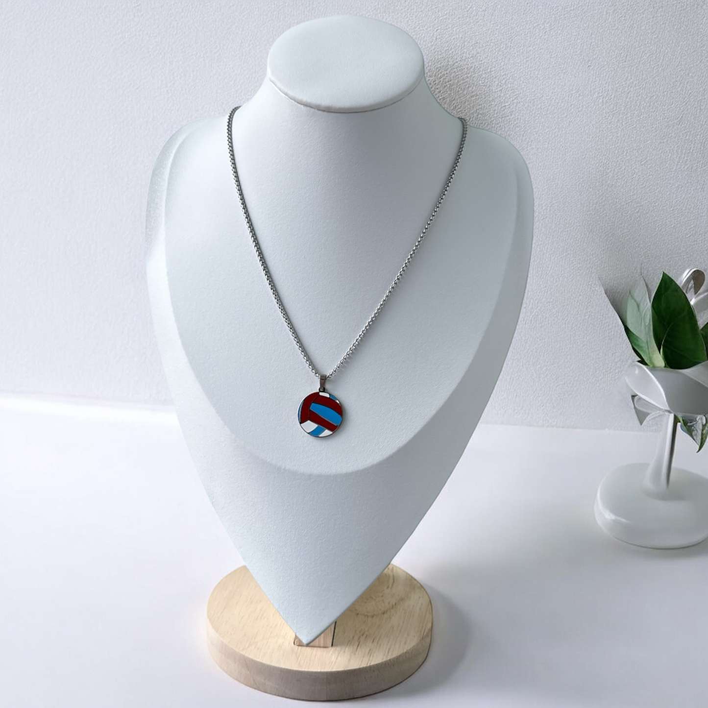 Collar Bola Voleibol con los Colores de la Bandera de PR.