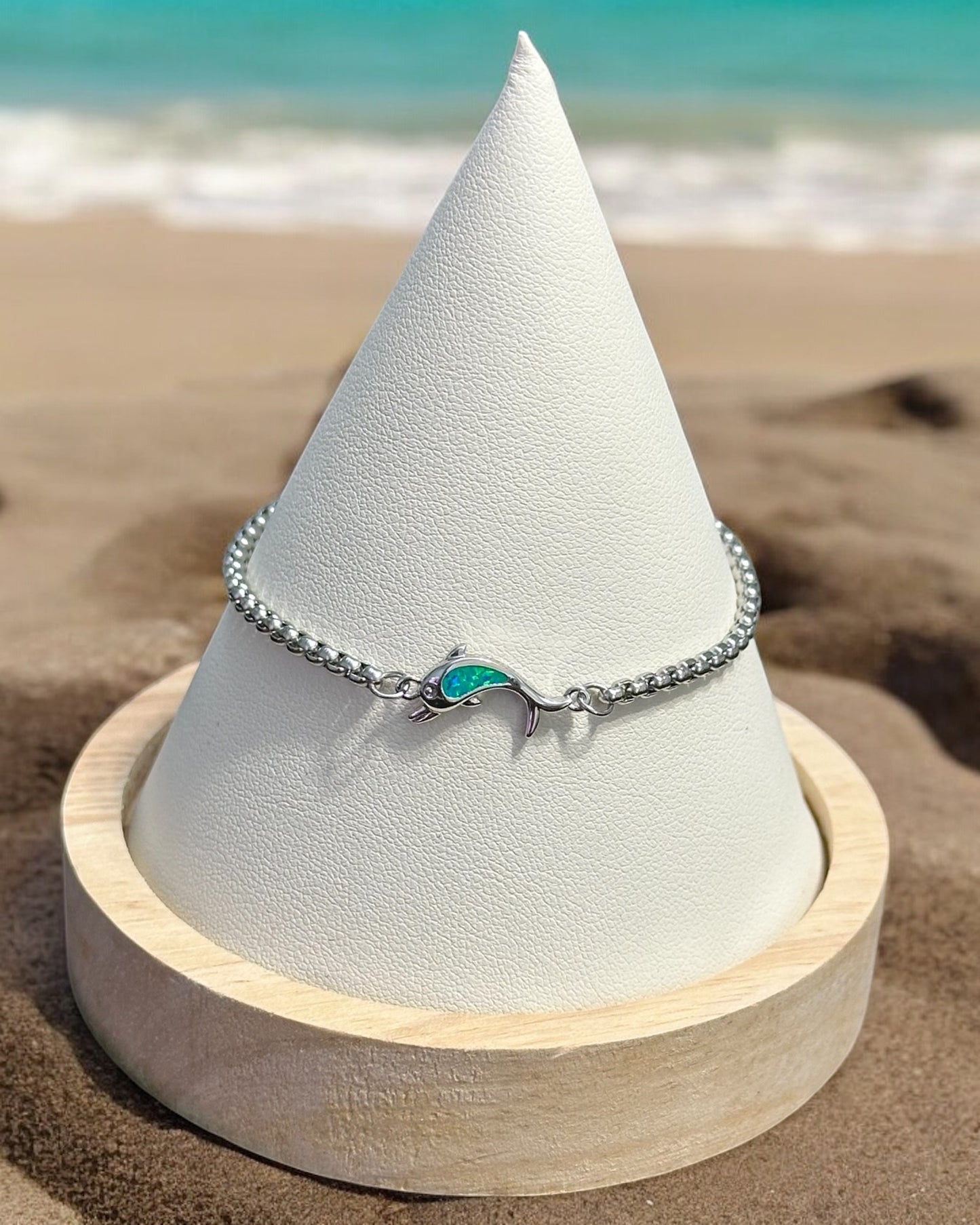 Pulsera Delfín en Plateada