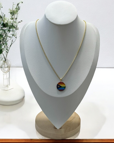 Collar Orgullo Gay Dorado