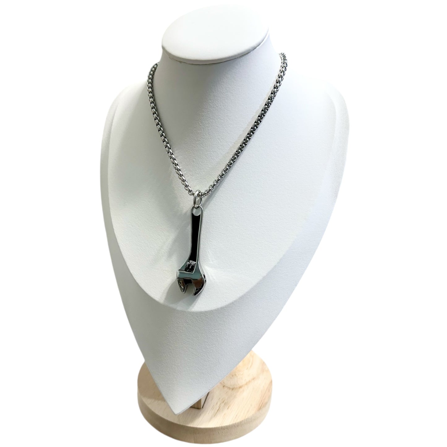 Collar Llave para-El en Plateado