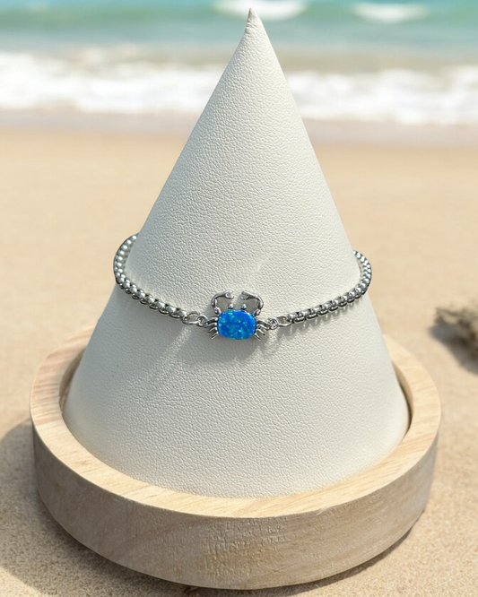 Pulsera Cangrejo en Plateada