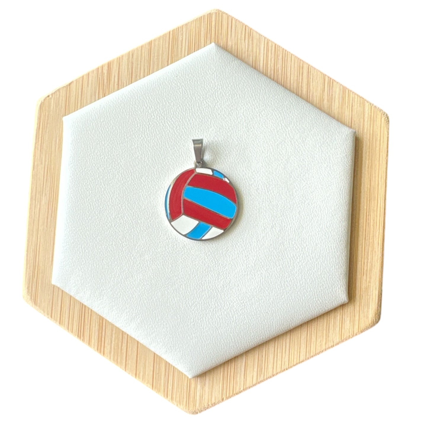 Collar Bola Voleibol con los Colores de la Bandera de PR.