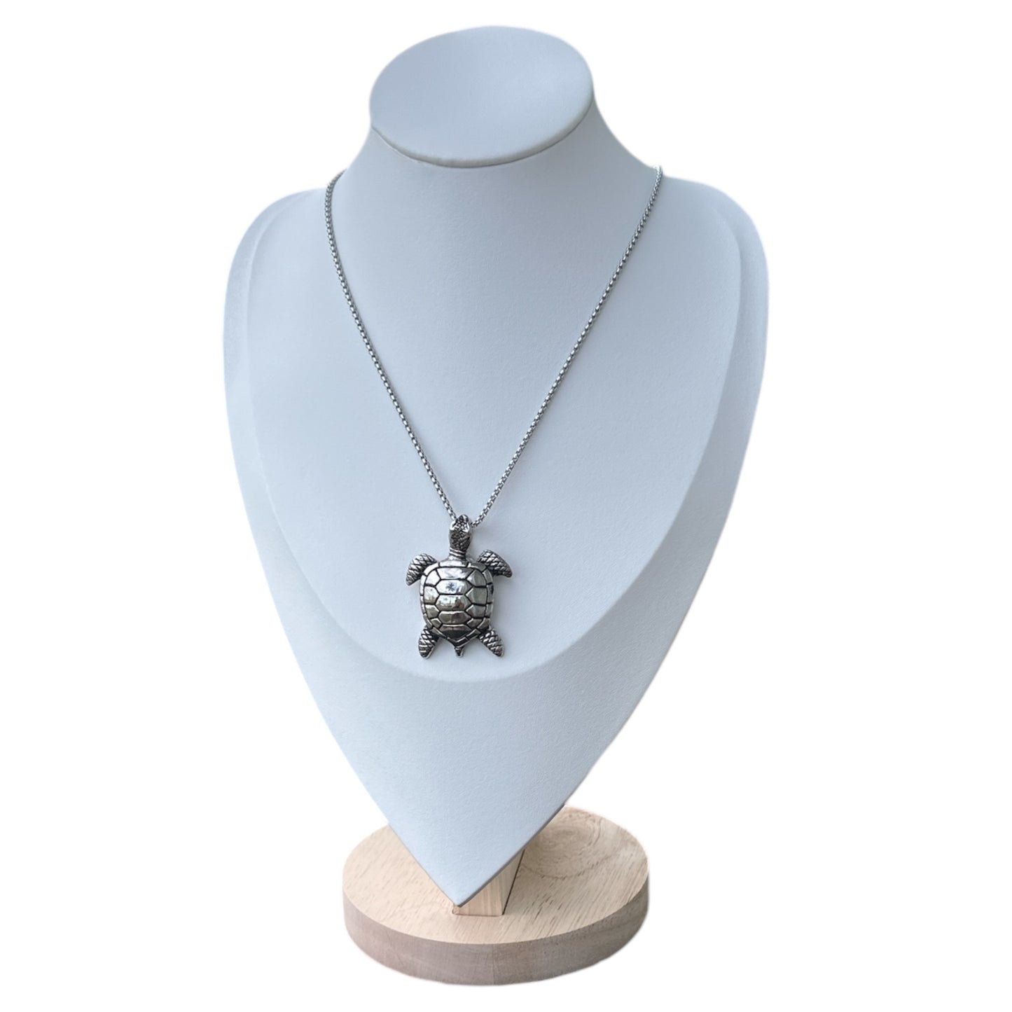 Collar Tortuga Plateada