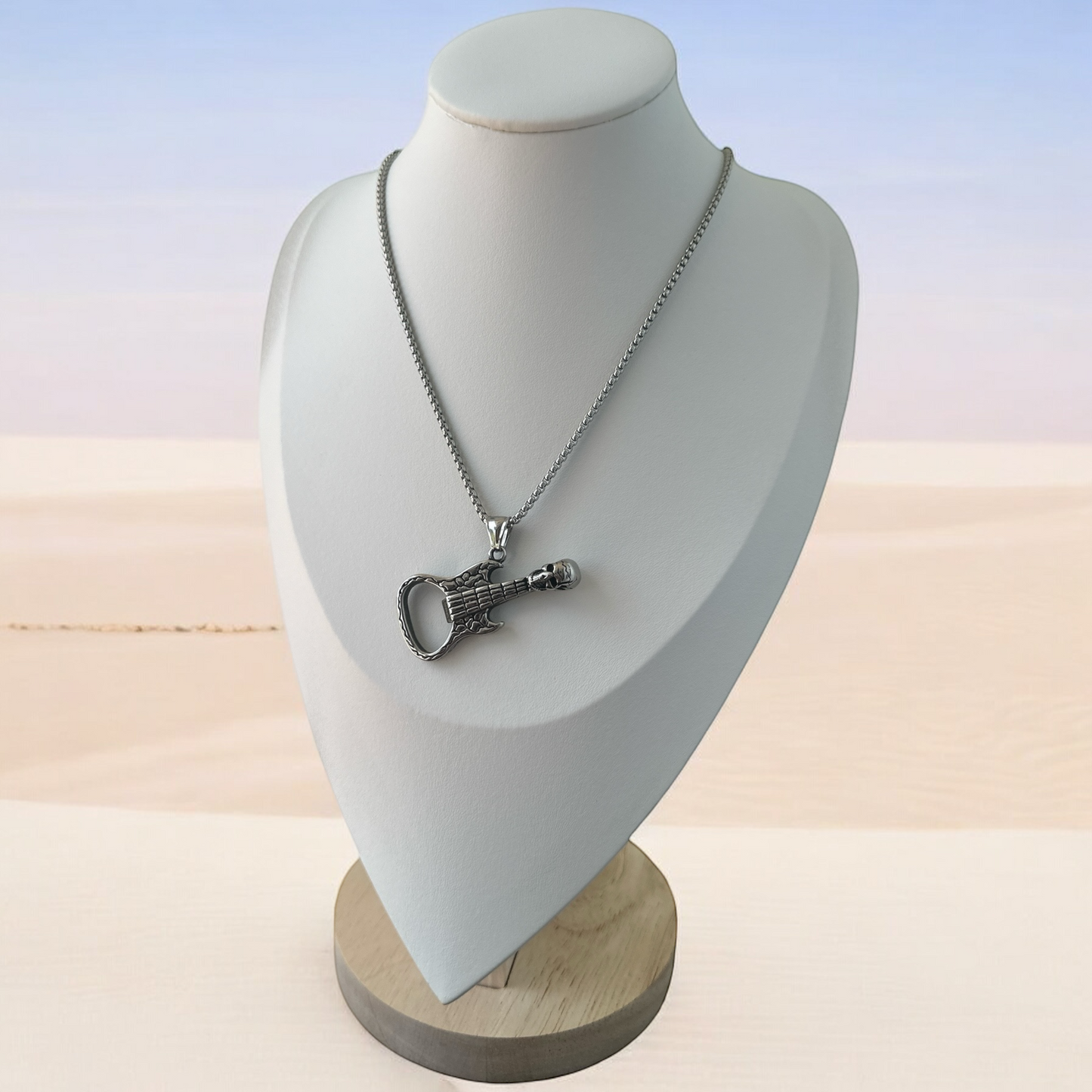 Collar Guitarra Esqueleto