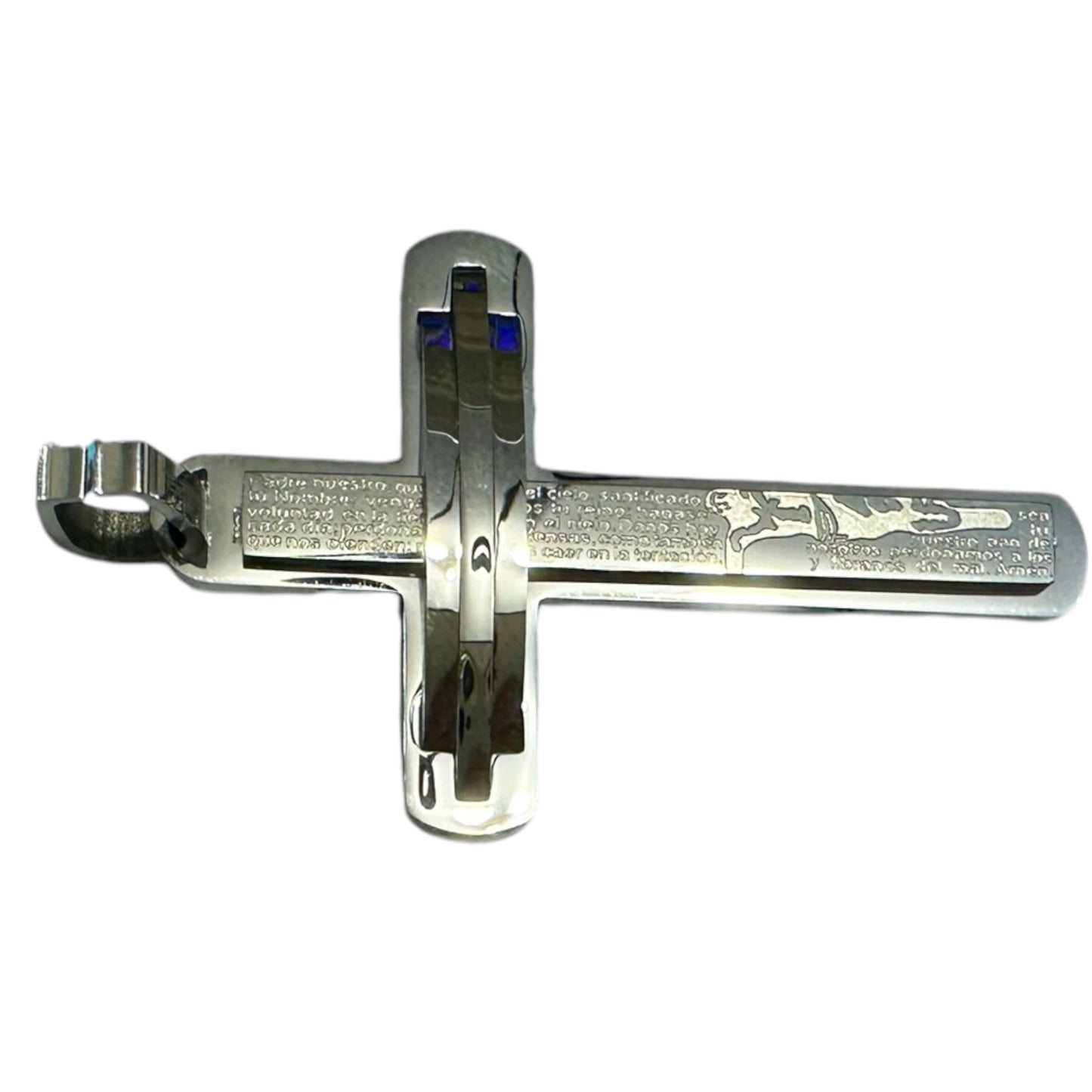 Collar Cruz Padre Nuestro Grande