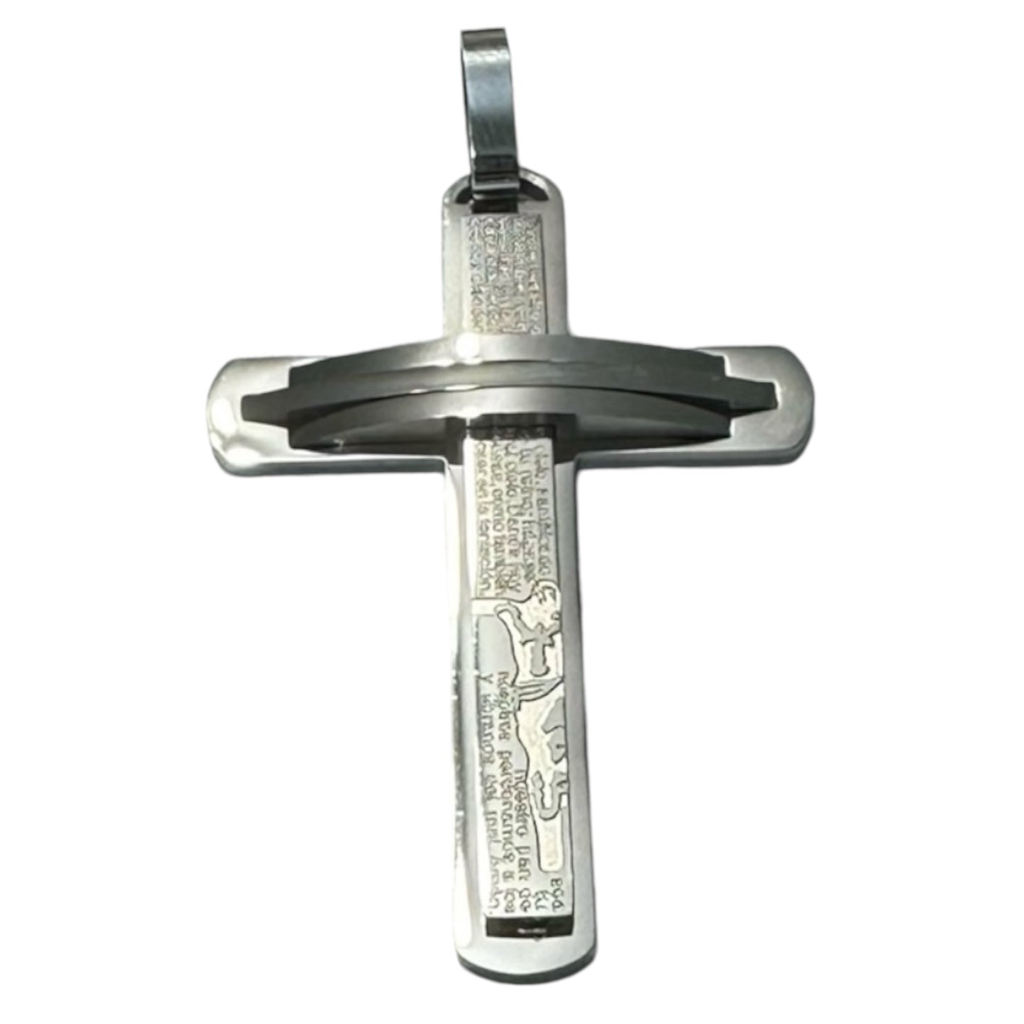 Collar Cruz Padre Nuestro Grande