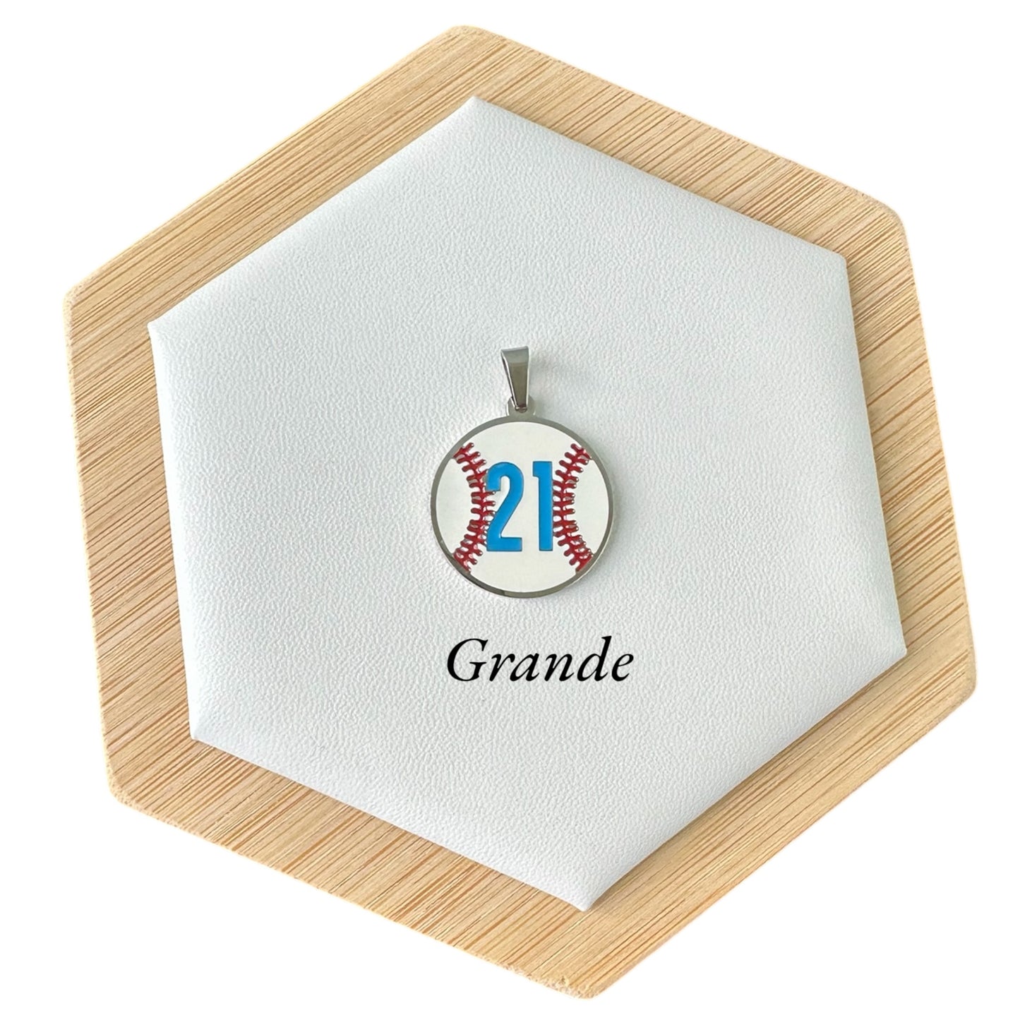 Collar Número 21 con los colores Bandera PR Grande