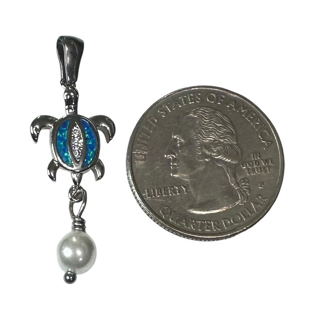 Set Tortuga 2 y Perla en Plateado