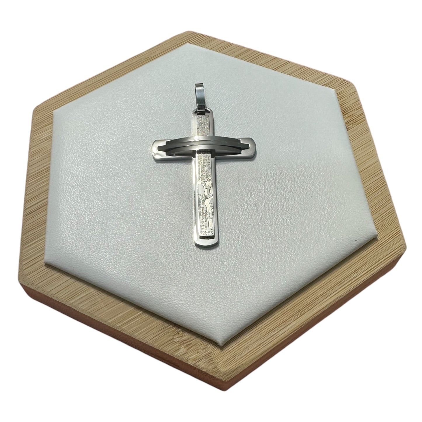 Collar Cruz Padre Nuestro Grande