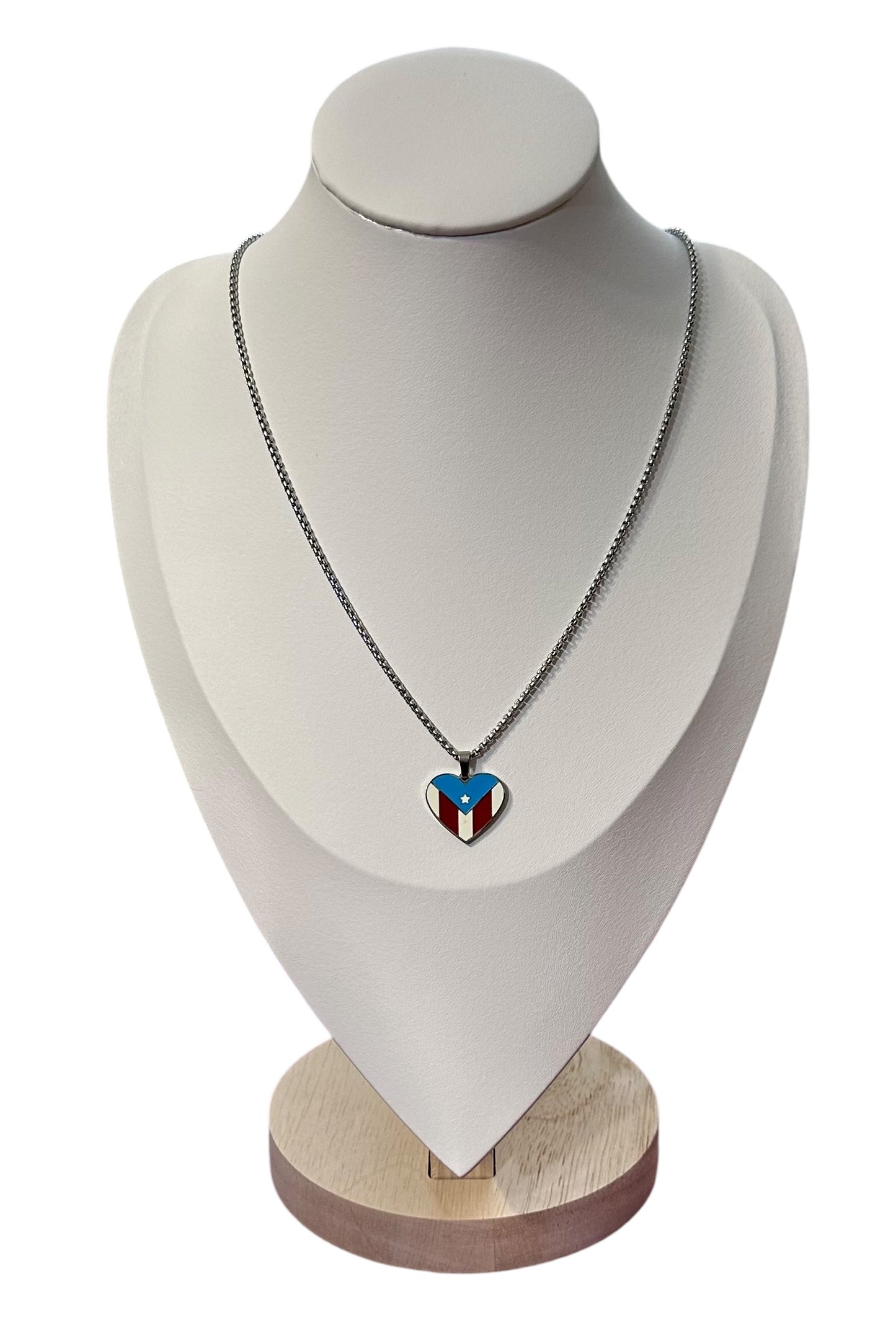 Bandera Corazon Multi en Plateado