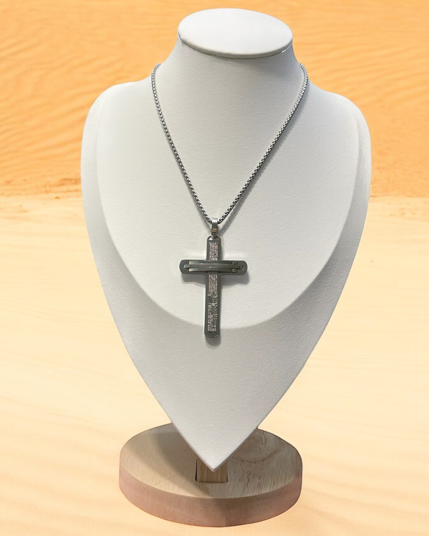 Collar Cruz Padre Nuestro Grande