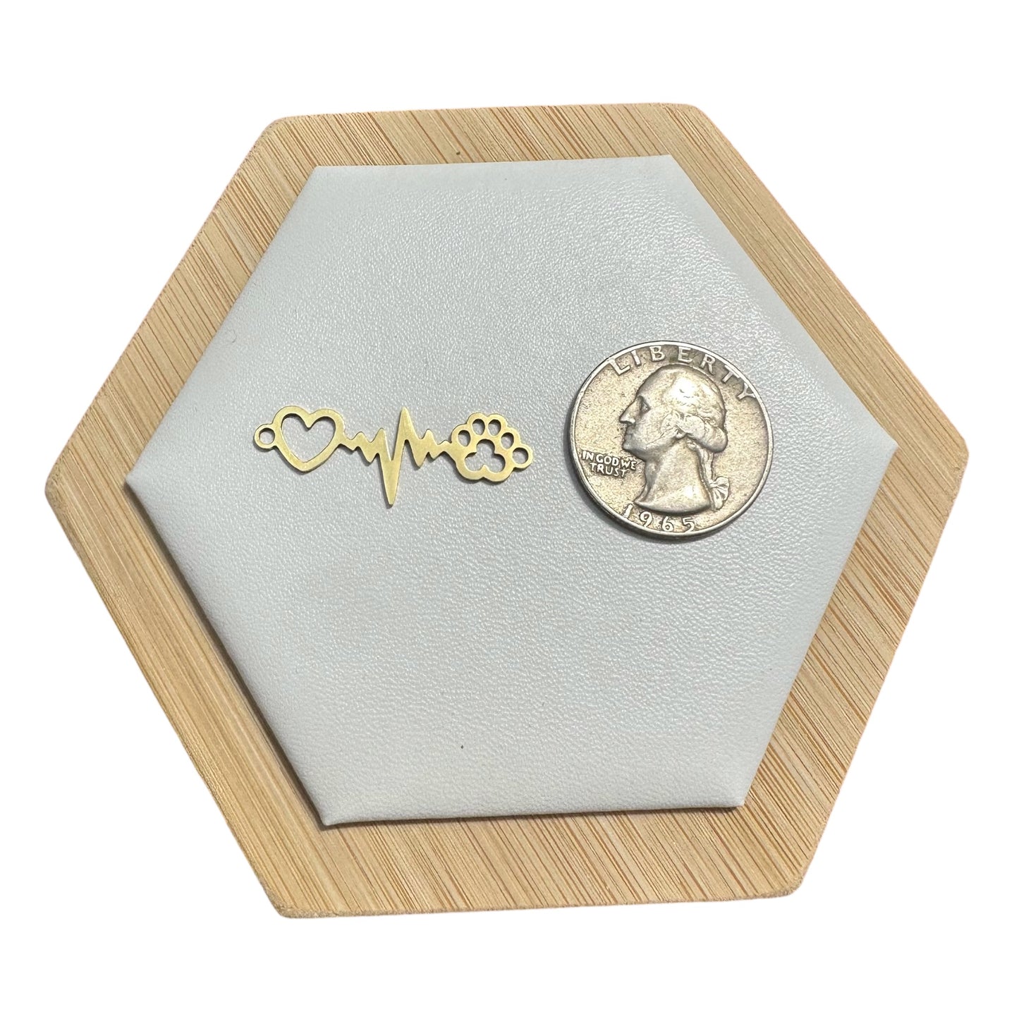 Pulsera Amo mi Mascota Dorada