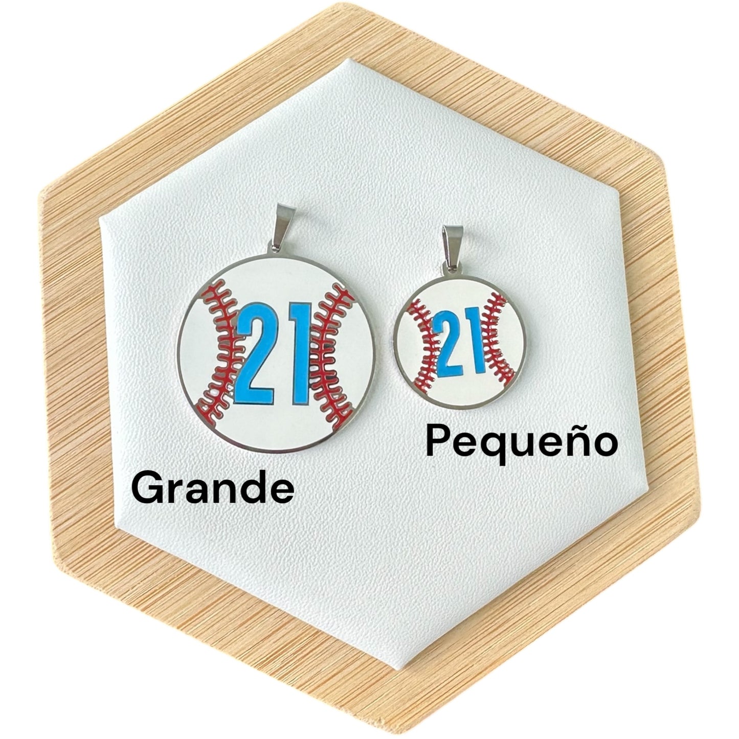 Collar Número 21 con los colores Bandera PR Grande