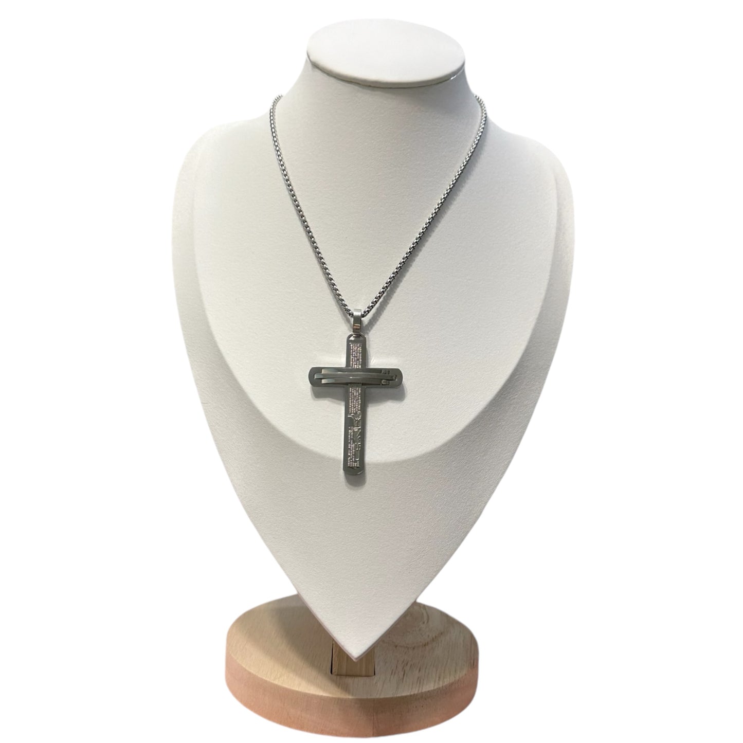 Collar Cruz Padre Nuestro Grande