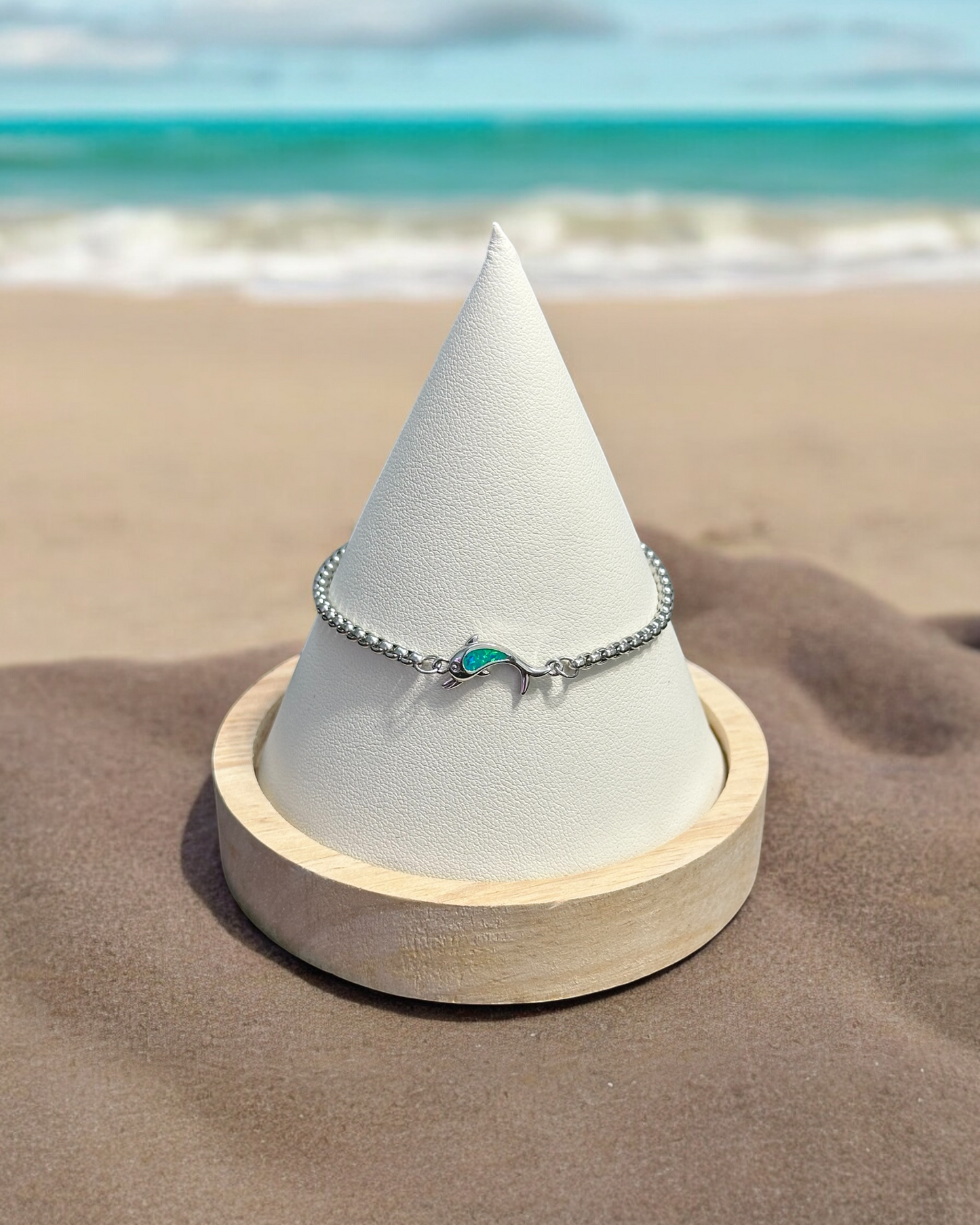 Pulsera Delfín en Plateada