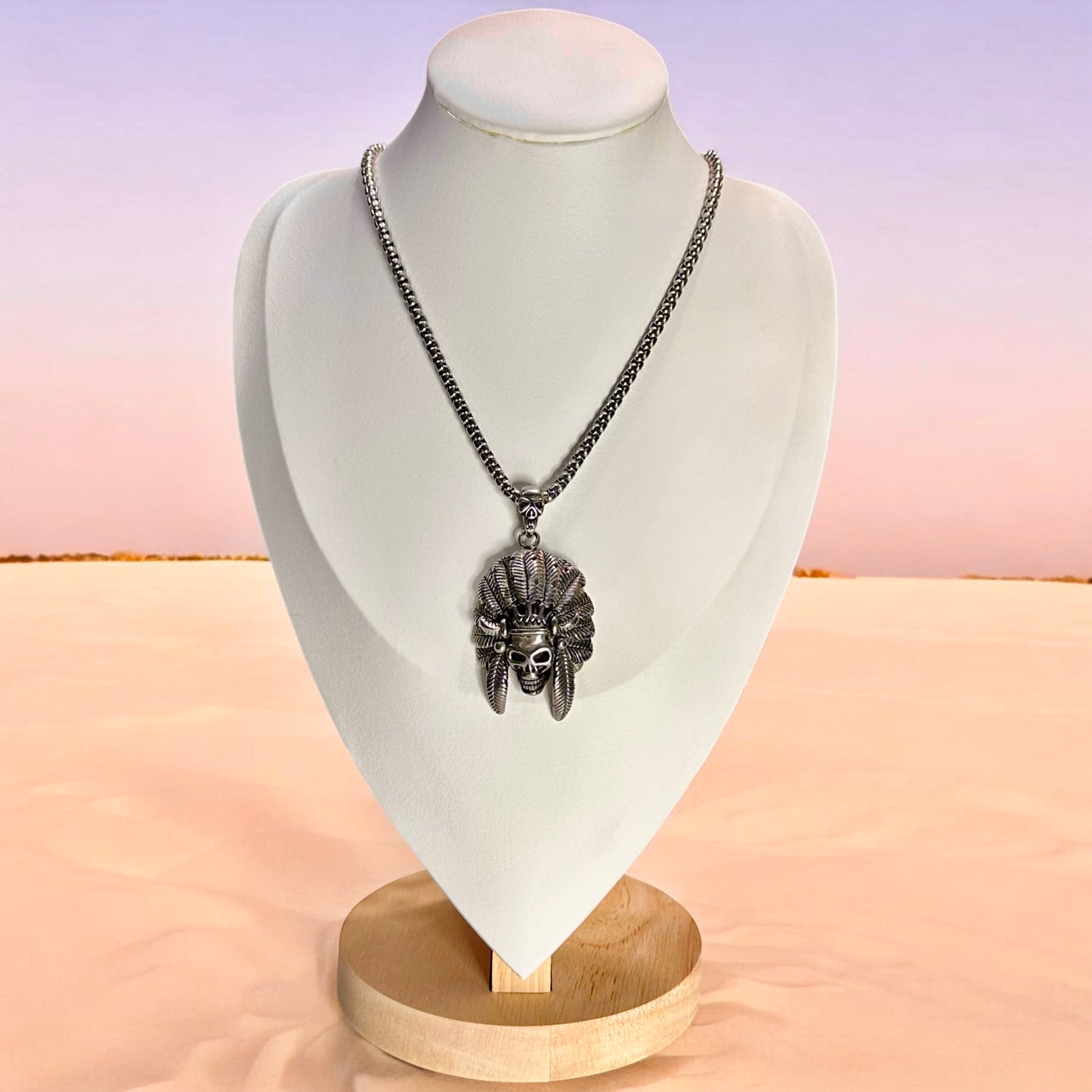 Collar Esqueleto Indio