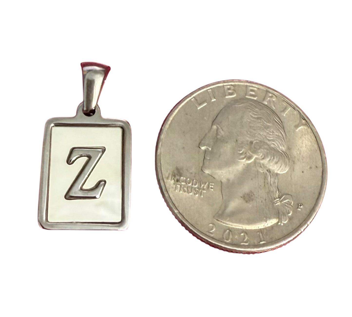 Inicial del Nombre Plateada
 Letra Z