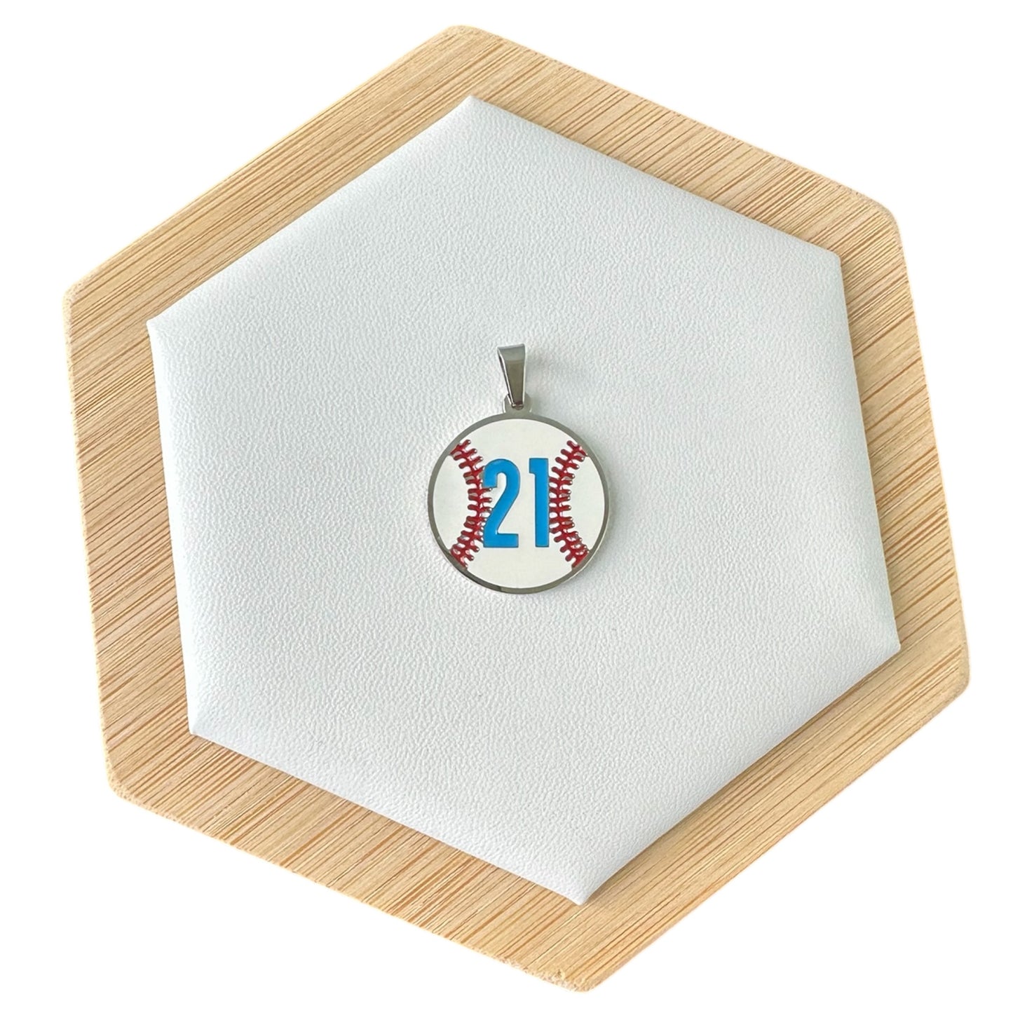 Collar Número 21 con los colores Bandera PR Grande