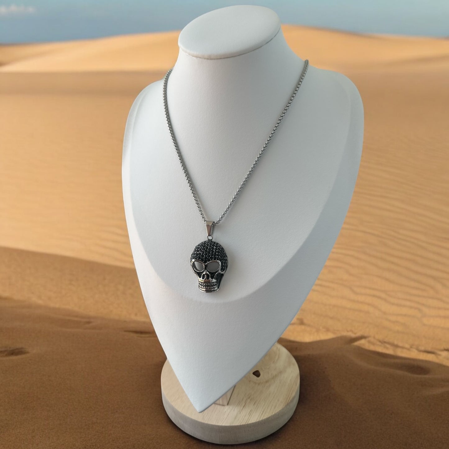 Collar Esqueleto con Rhinestone