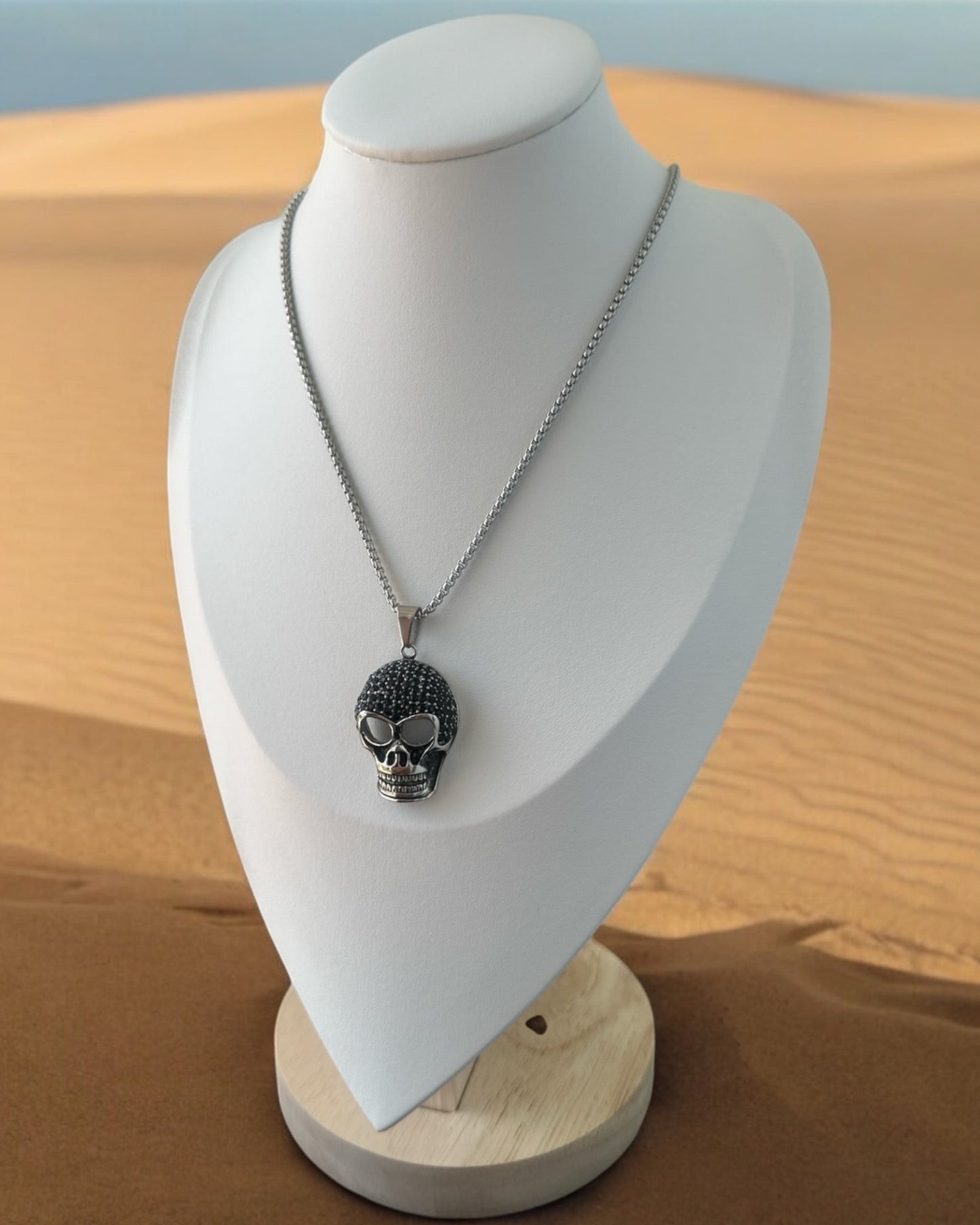 Collar Esqueleto con Rhinestone