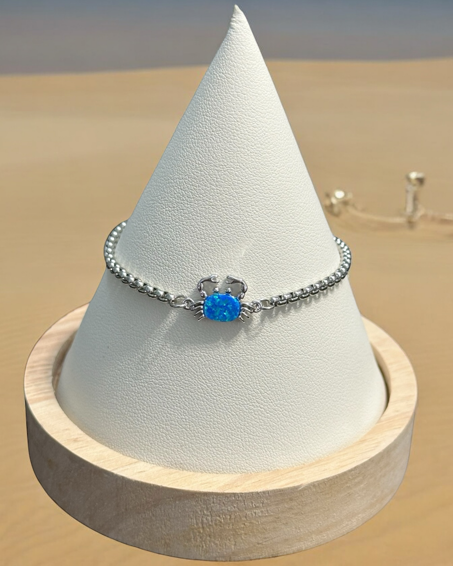 Pulsera Cangrejo en Plateada