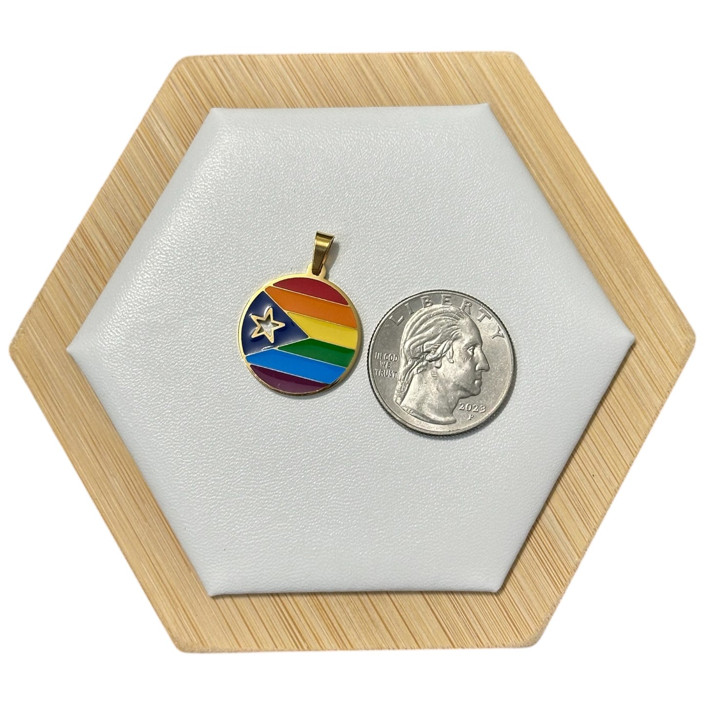 Collar Orgullo Gay Dorado