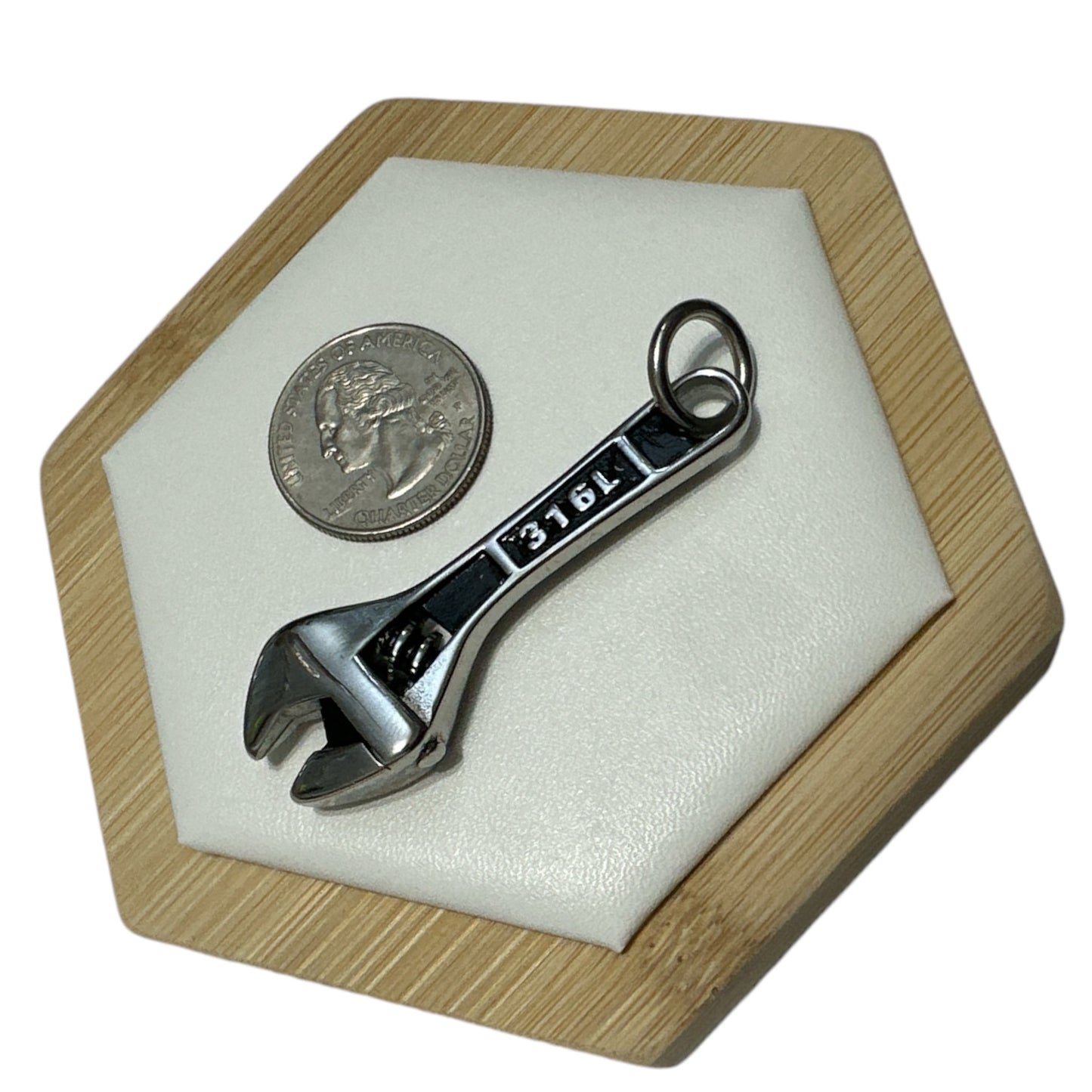 Collar Llave para-El en Plateado