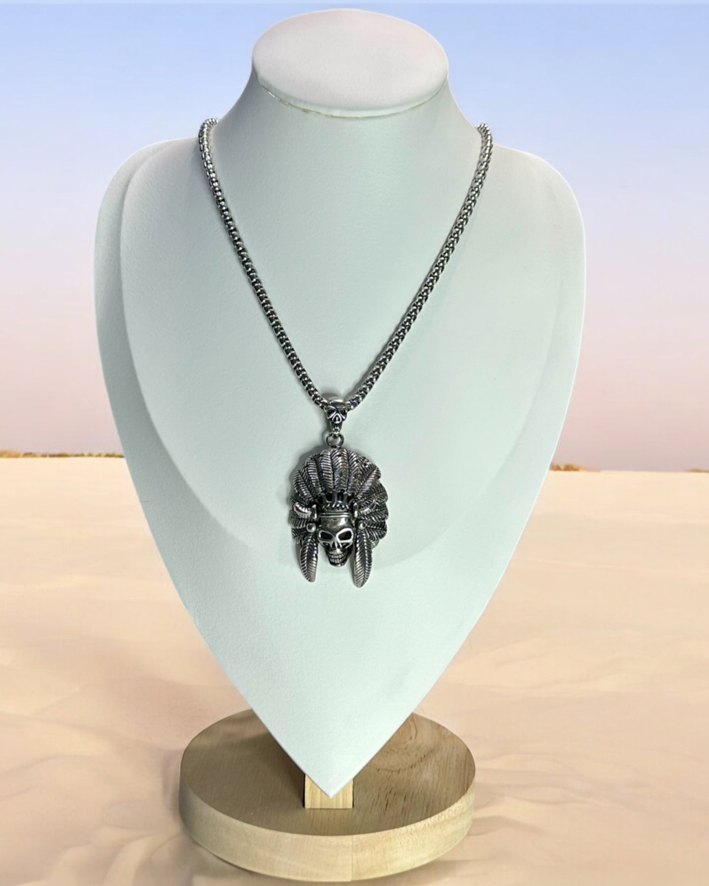 Collar Esqueleto Indio