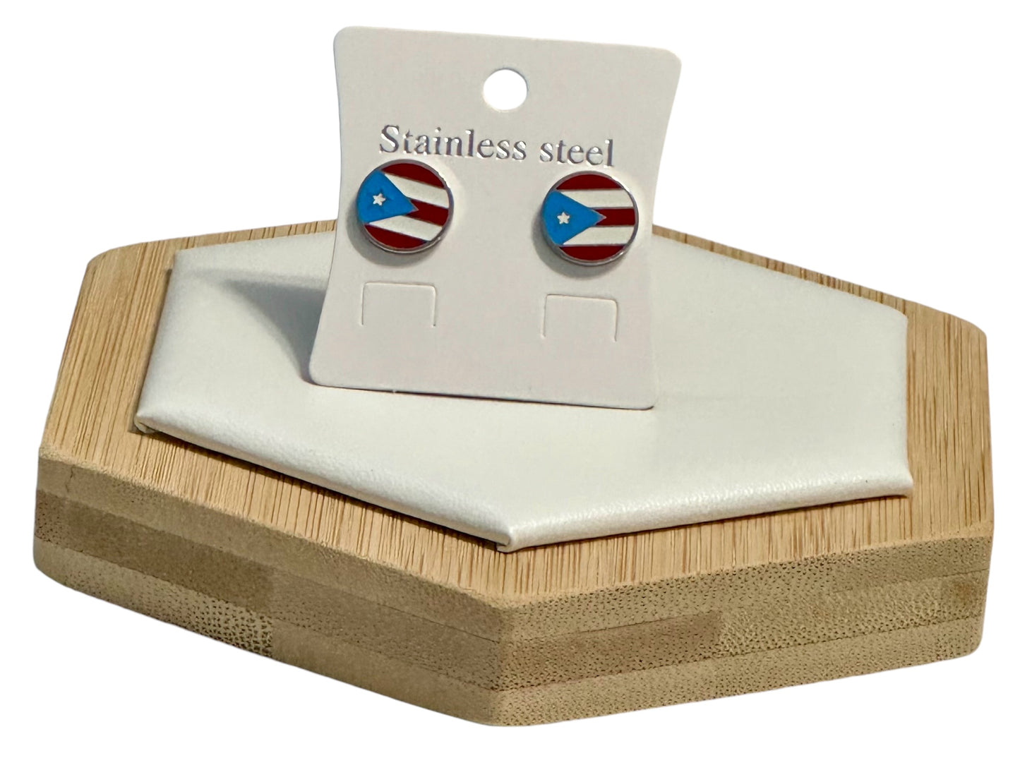 Pantallas Bandera de Puerto Rico Multi en Plateado