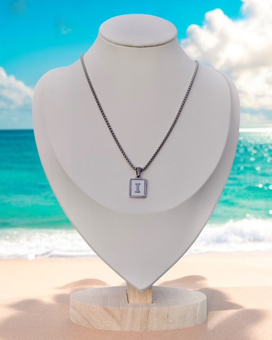 Inicial del Nombre Plateada
 Letra I