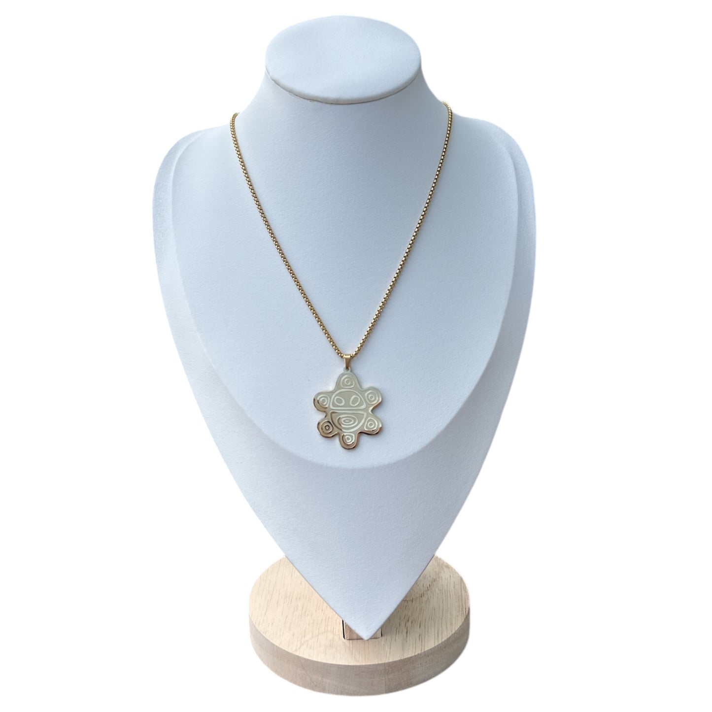 Collar Sol Taino Dorado (Grande)