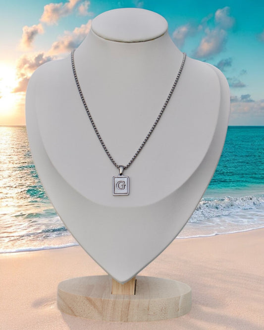 Inicial del Nombre Plateada
 Letra G