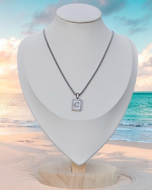 Inicial del Nombre Plateada
 Letra C