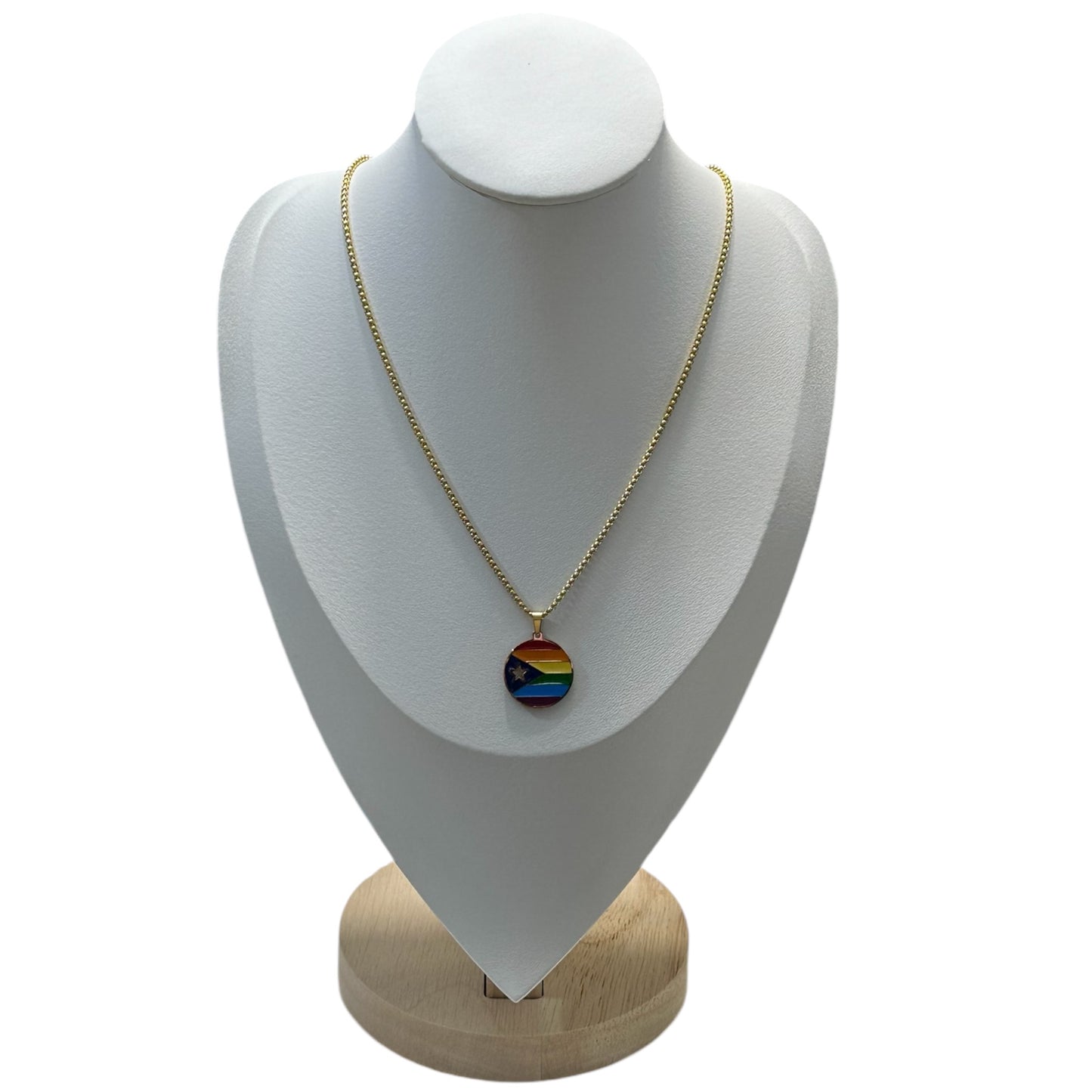 Collar Orgullo Gay Dorado