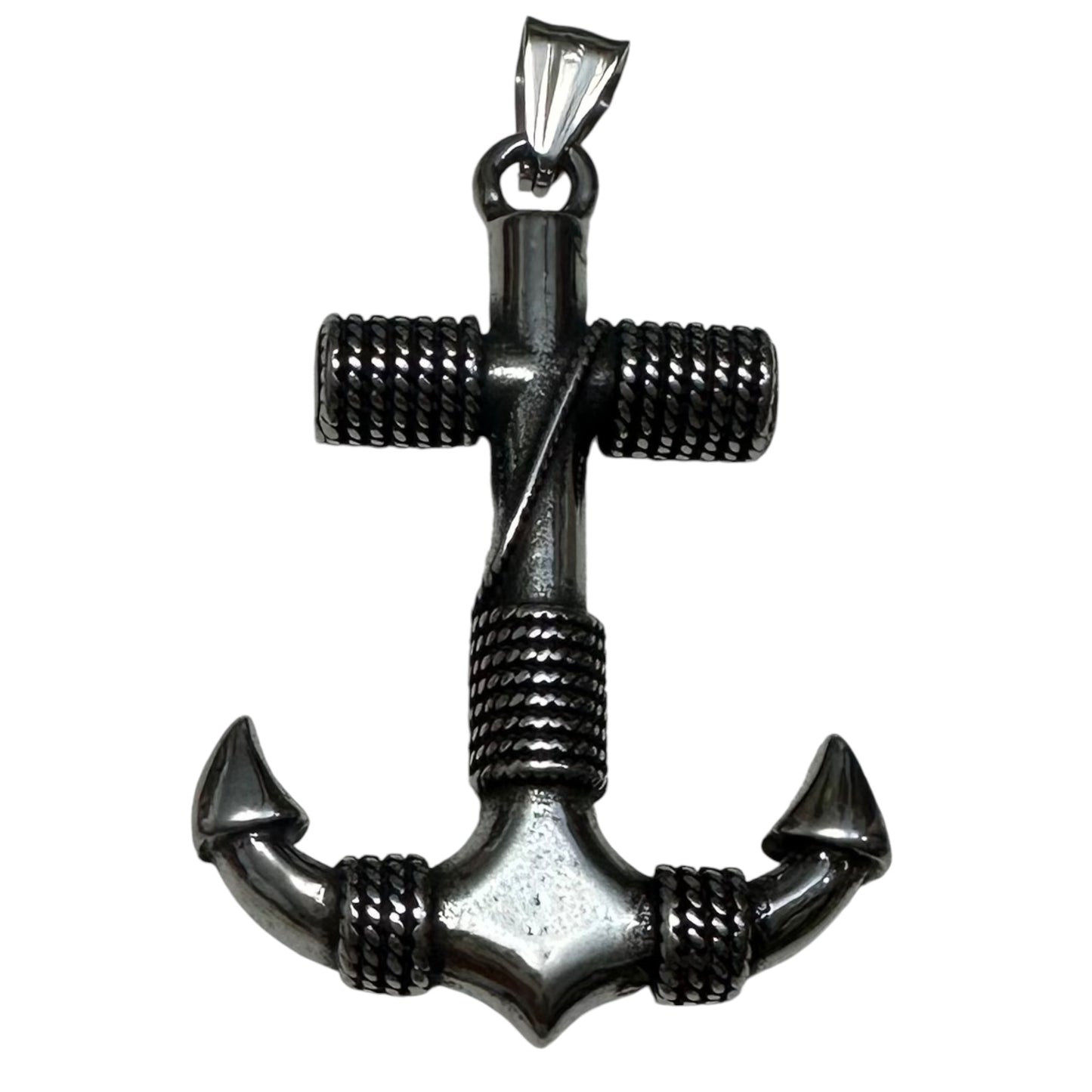 Collar Ancla en Plateado