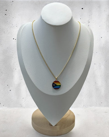 Collar Orgullo Gay Dorado