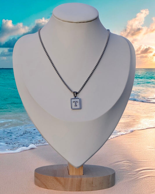 Inicial del Nombre Plateada
 Letra T